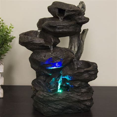 indoor waterfall fountain home depot|indoor waterfall fountain near me.